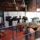 Engine running a small workshop