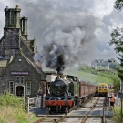 Large Prairie 5199 at Cheddleton.