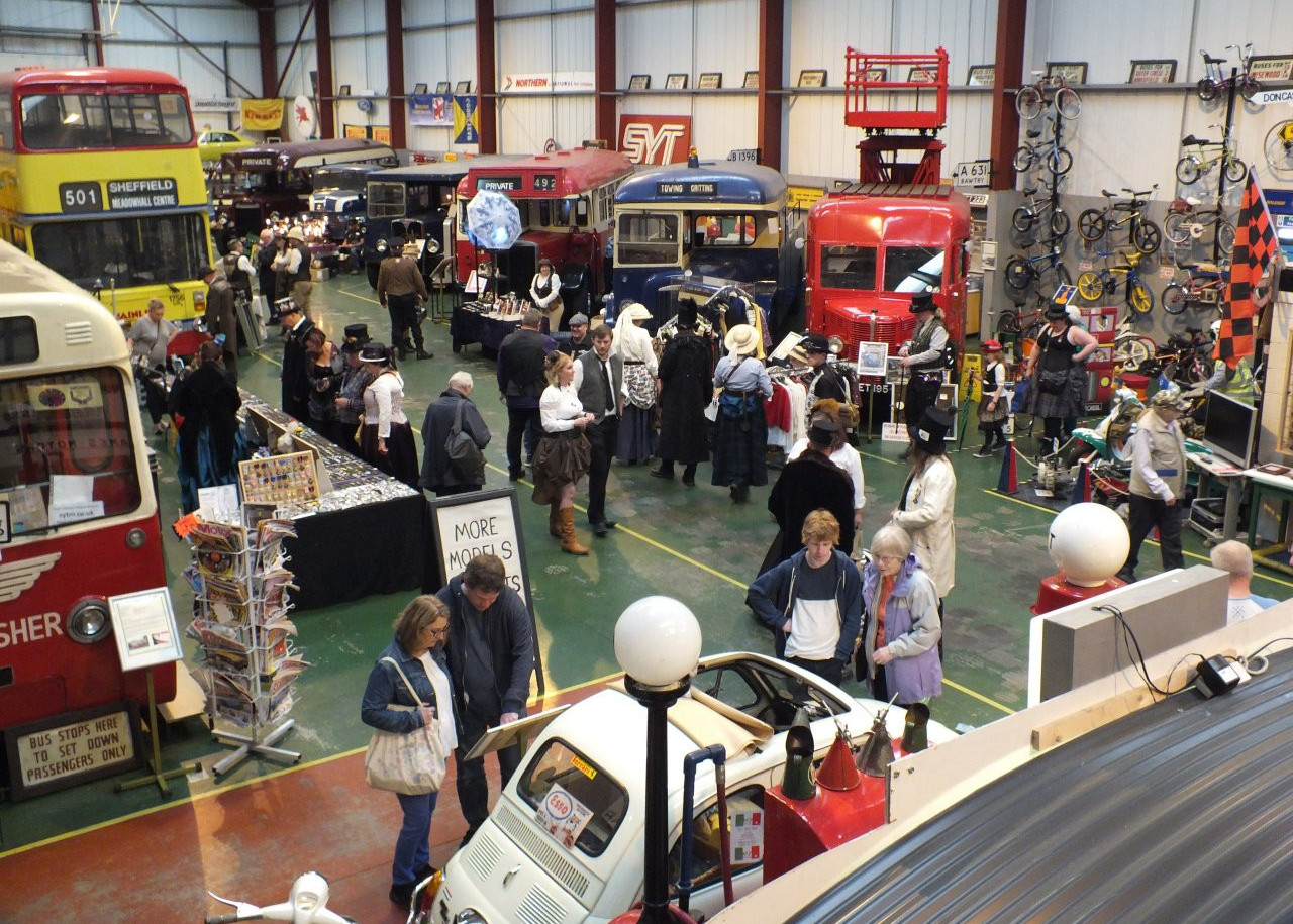 South Yorkshire Transport Museum 2024, Rotherham, Yorkshire Steam